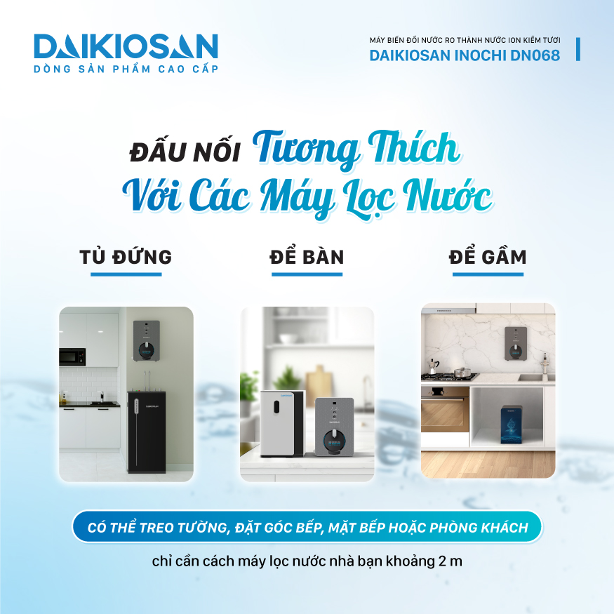 Phù hợp với toàn bộ các máy lọc nước trên thị trường 