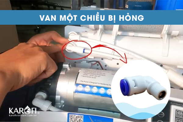 Van một chiều bị hỏng sửa chữa thế nào?